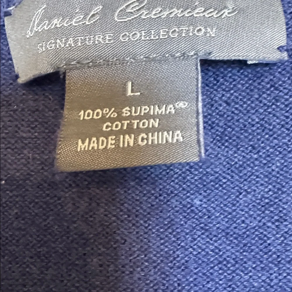 Daniel‎ Cremieux Supima Cotton Men’s Sweater Size L in Great Preowned Condition